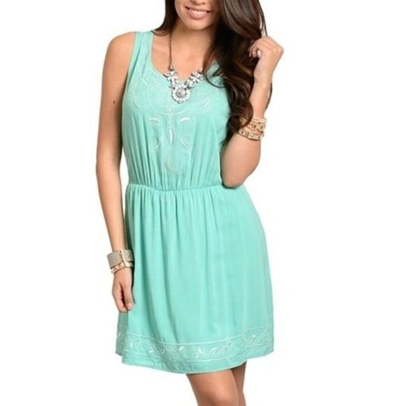 *Clearance*  Marineblu Light Blue Dress - Picture 1 of 3